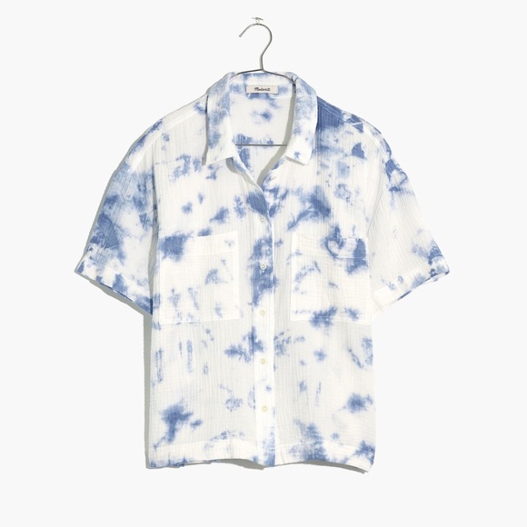Madewell Tops - Madewell Women’s Tie Dye Bowling Shirt
